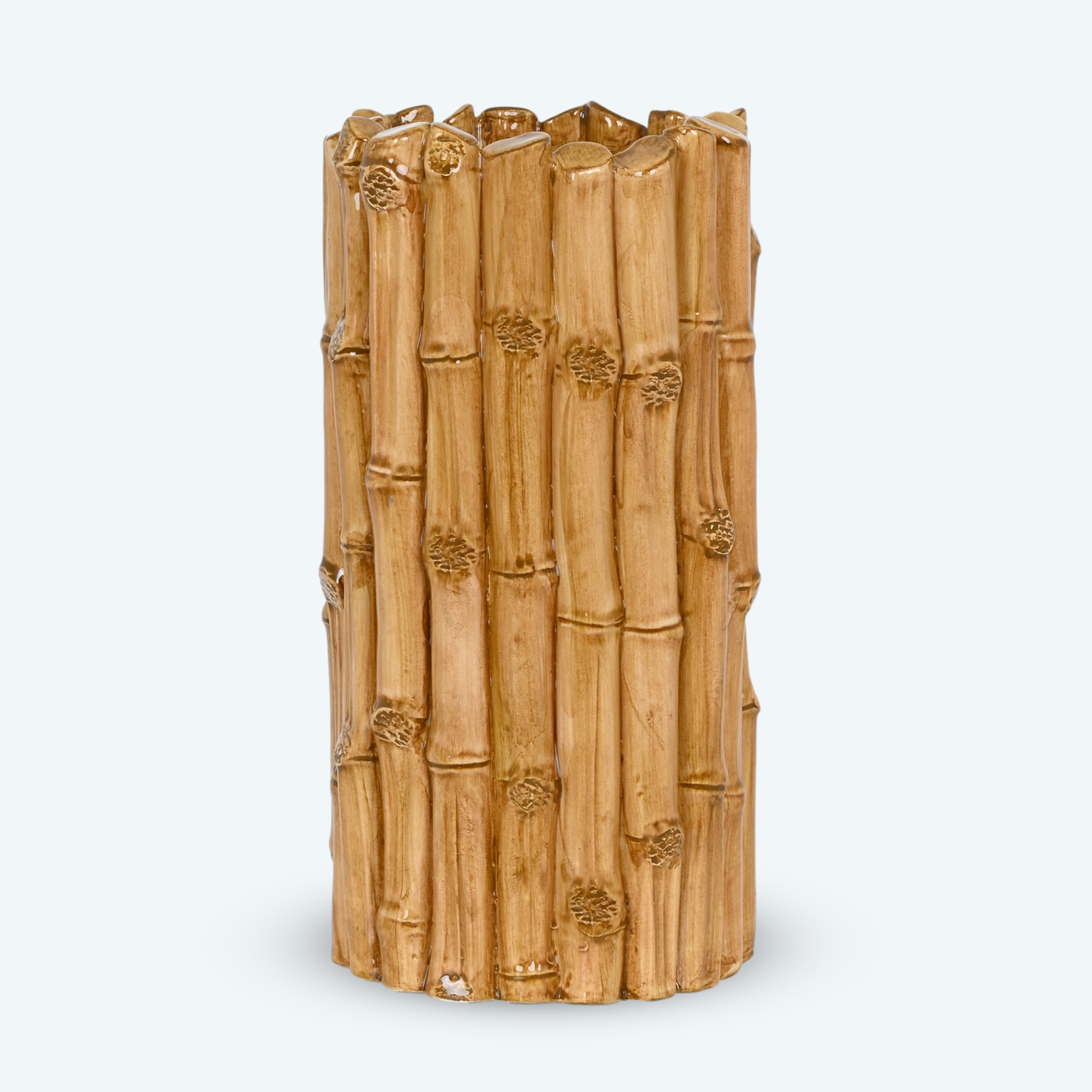 Ceramic Bamboo Vase - Vase