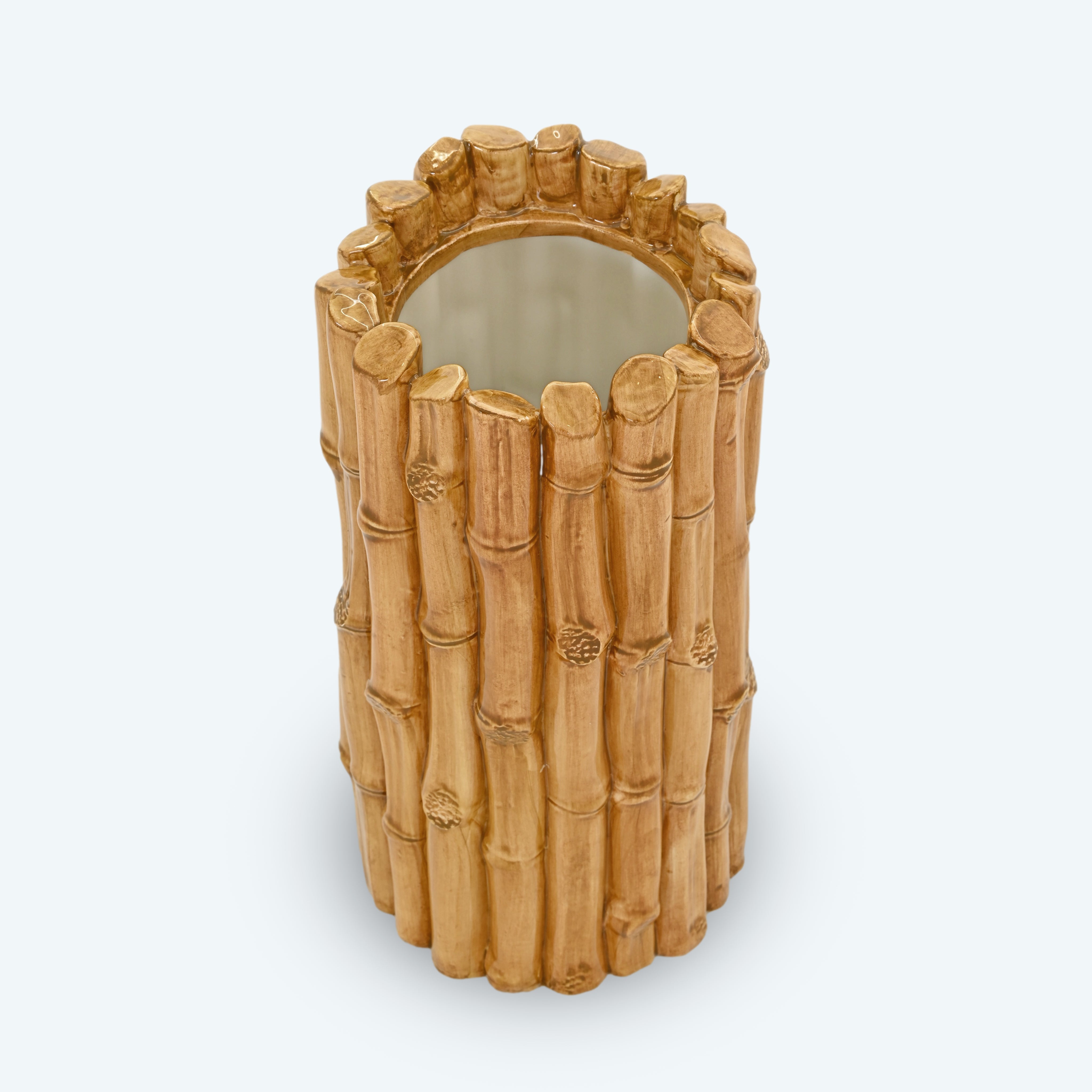 Ceramic Bamboo Vase - Vase