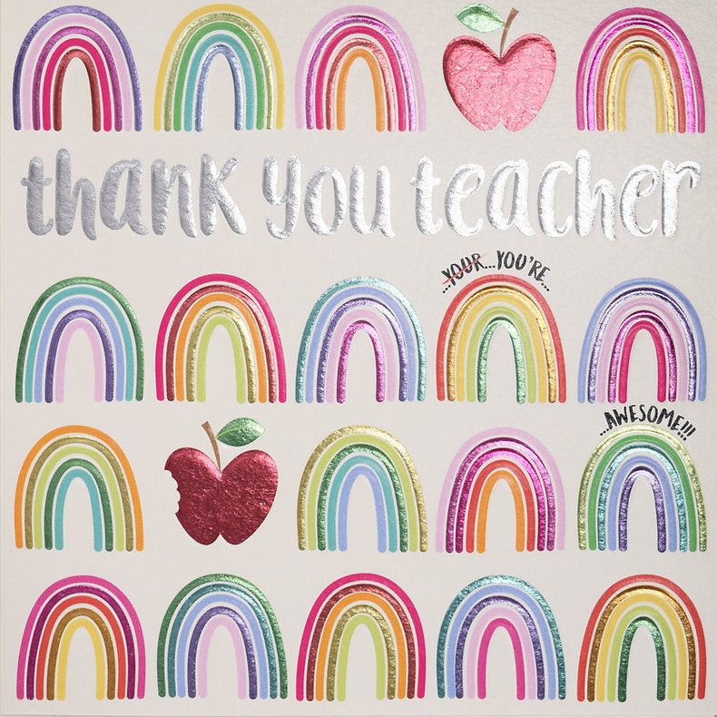 Greeting Card - Thank You Teacher Card